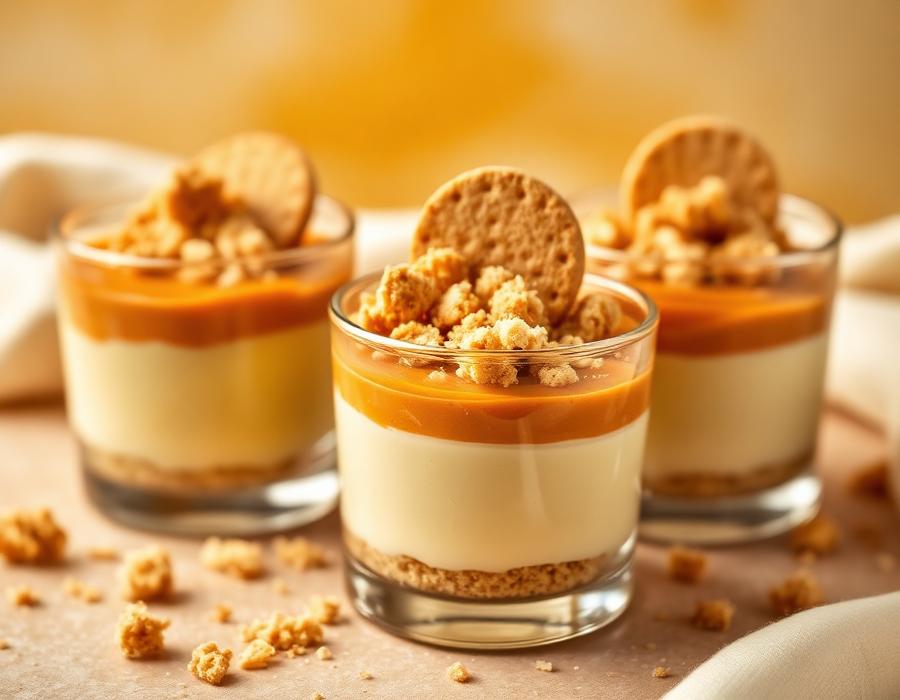 Custard Dessert Cups using Patissiere Cold Custard